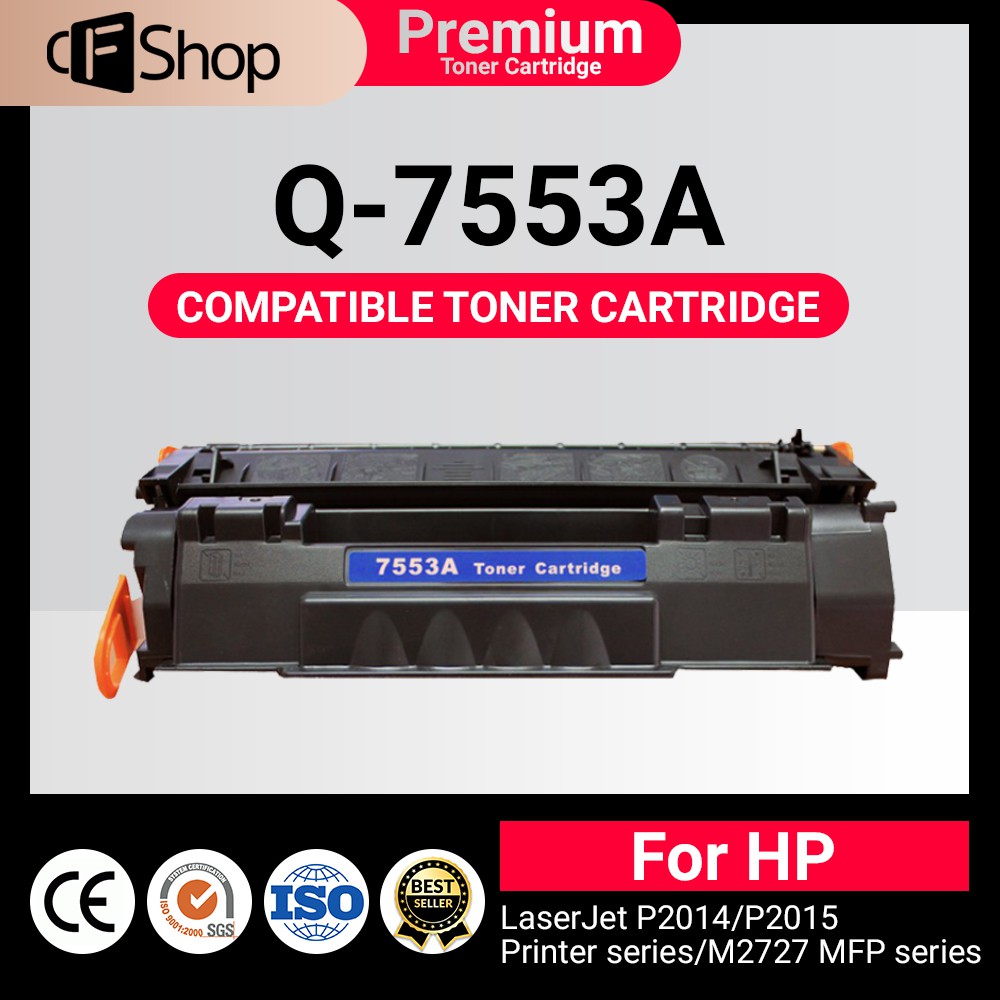 7553A/Q7553A/53A/7553/HP 53A/HP 49A For Printer HP LaserJet P2014/P2015 /M2727 MFP