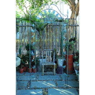 American-Style Old Iron Lattice Garden Decoration Outdoor Flower โครงไม้เลื้อย ซุ้มไม้เลื้อยวินเทจ