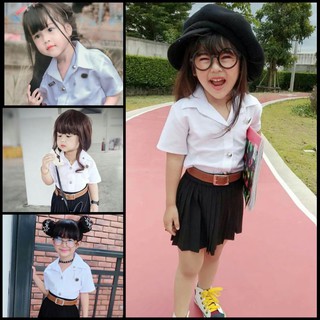 ชุดนักศึกษาเด็ก นักศึกษาตัวจิ๋ว ชุดนักศึกษา ชุดอาชีพเด็ก อาชีพในฝัน