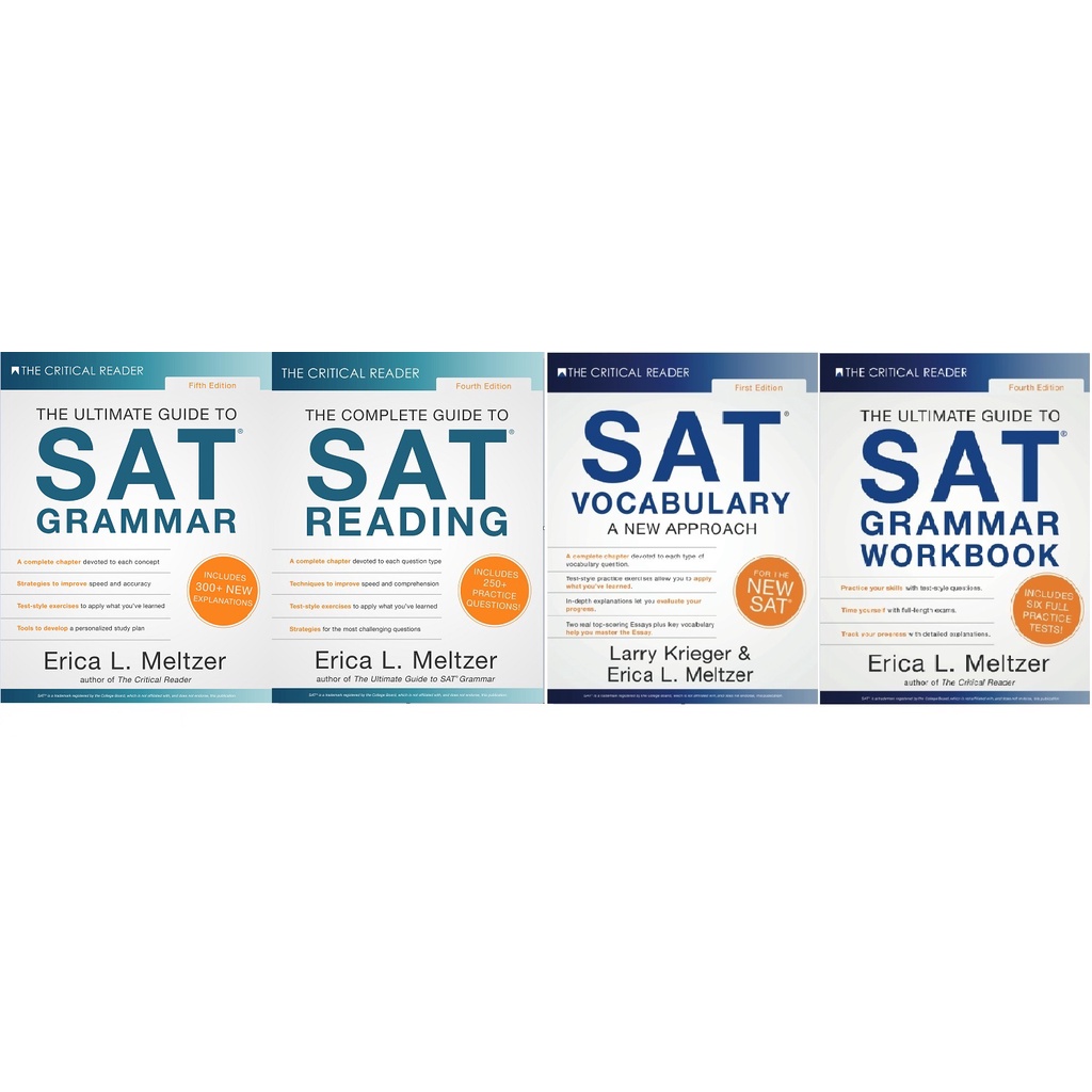 รวม(ถูกและดีจริง)SAT Erica L. Meltzer SAT Grammar , SAT Vocabulary