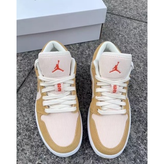 Nike Air Jordan 1 Low SE Womens Khaki Corduroy