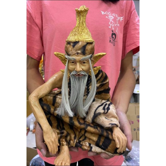 พ่อแก่ฤาษีตาไฟ พรีเมี่ยม หน้าตัก9นิ้ว สูง 14นิ้ว วางตั้งได้ตลอดชีวิตหนวดหนา ไม่สวยคืนเงิน แตกเปลี่ยนฟรี ปลุกเสกแล้ว