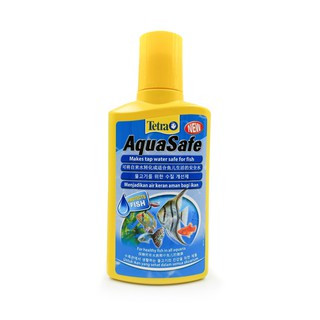 Tetra AquaSafe เปลี่ยนน้ำประปาให้เป็นน้ำที่เหมาะสมต่อการเลี้ยงปลา Aqua Safe (100ml. , 250ml. , 500ml.)