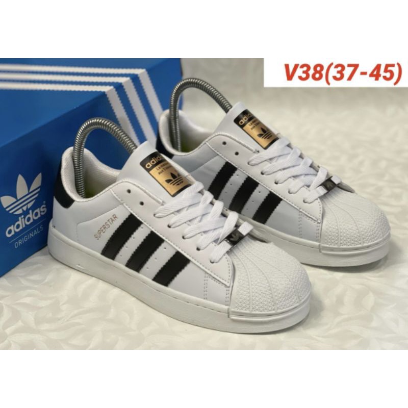 รองเท้าผ้าใบผู้ชาย ผู้หญิง SuperStar (ควร+เพิ่ม1Size)