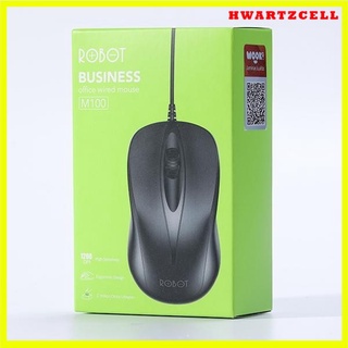 Robot M100 M102 Wired Mouse Laptop Komputer Kabel Termurah (new M110 M120) Original Garansi resmi 1 Tahun by Robot