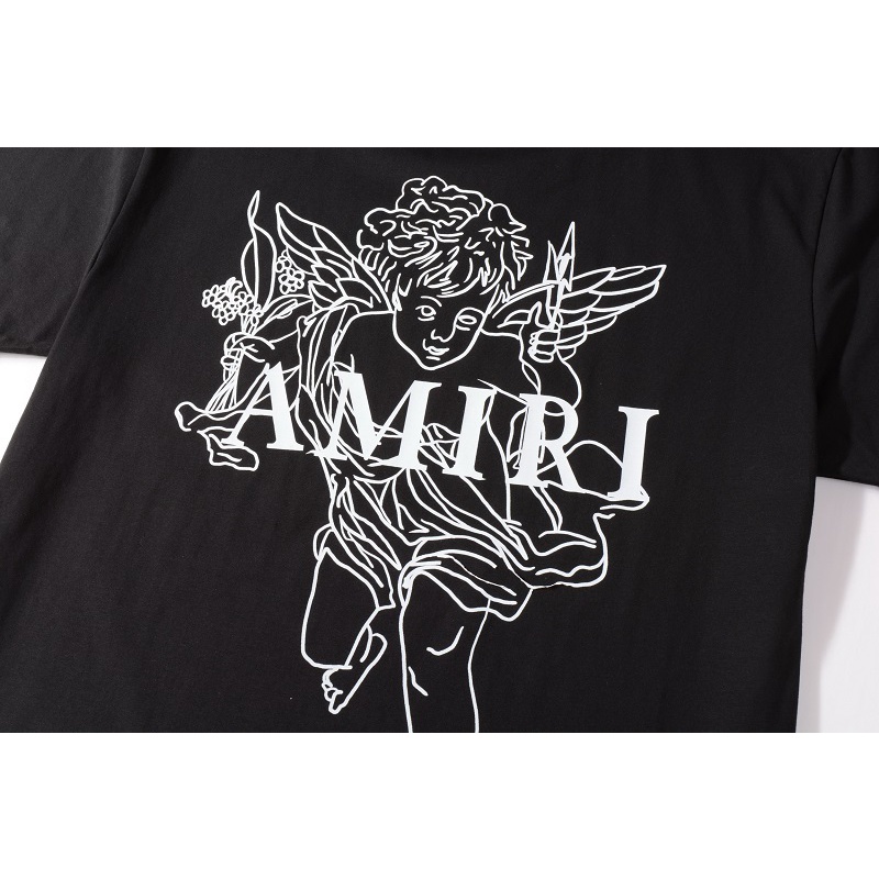 เสื้อยืดแขนสั้นผู้ชาย amiri Fashion High Street Print - Eros Cupid 2 Colors #4