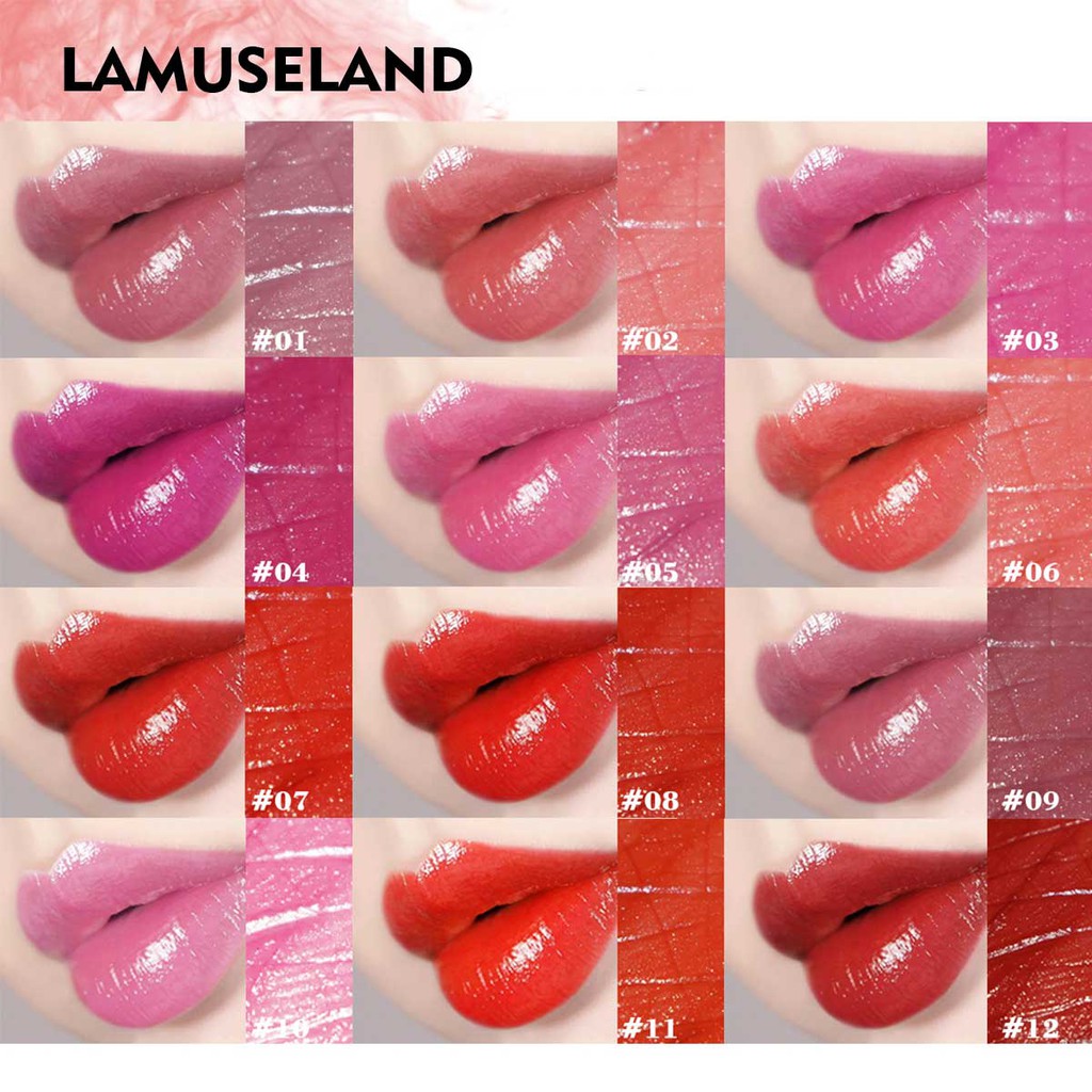 Lamuseland ลิปกลอส เนิ้อกำมะหยี่ LA0005 #8
