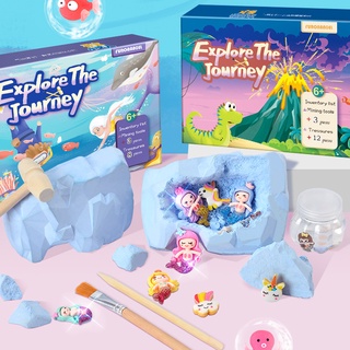 SweetKiddy ชุดขุดฟอสซิลหาสมบัติ Fossils Treasure Hunt ฟอสซิล เสริมพัฒนาการ ฝึกสมาธิ