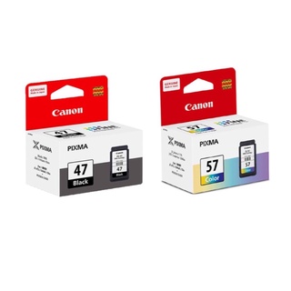 หมึกพิมพ์ของเเท้CANON lnk PG-47BK + CL57CO