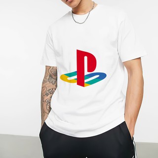 เสื้อยืดครอป Game Logo White - เสื้อยืดลายโลโก้เกมสวยๆ หลายแบบ Unisex