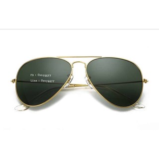 ★★ ราคาถูกที่สุด ★★ แว่นกันแดด Classic Aviator UV400 เข้มขรึม ใส่ได้ทั้งชาย-หญิง