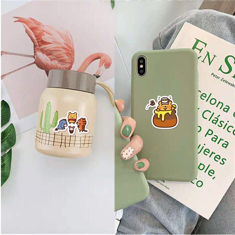 สติกเกอร์ ลายการ์ตูนหมีพูห์ 3 มิติ สําหรับเด็ก - รูปที่ 3