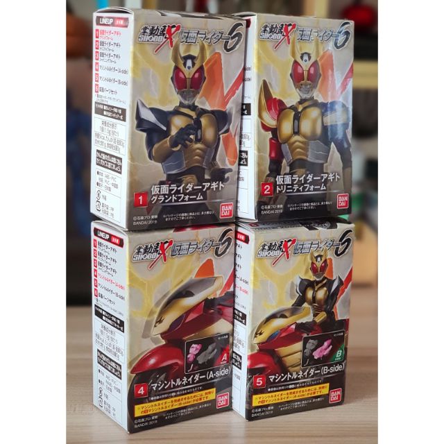 Shodo Rider X6 Mask Rider Agito Set