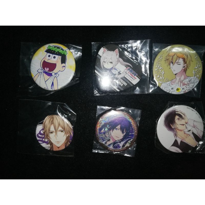 เข็มกลัดอนิเมะ 54 ชิ้น Can Badges อนิเมะชาย Hypnosis​ Mic Kuroko no Basket Tsukiuta Ensemble Stars I
