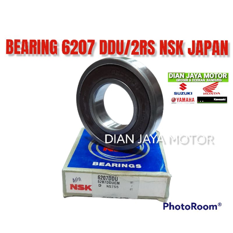 BEARING LAHER 6207 DDU/2RS NSK JAPAN DIAN JAYA MOTOR