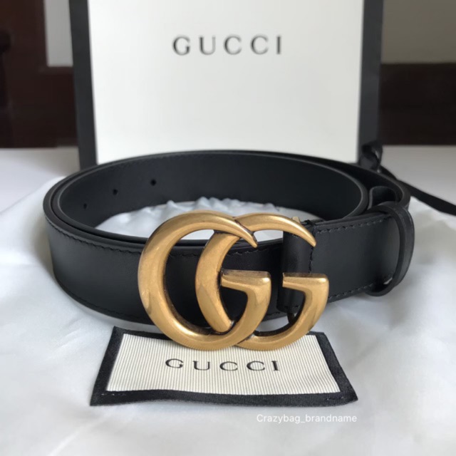 มือ 2 Gucci belt แท้ size 3 cm 85