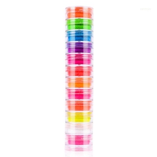 San* ผงสี UV เรืองแสง สีดํา 12 ชิ้น