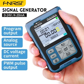 FNIRSI SG-003A 4-20mA 0-24V Signal Generator Adjustable Voltage and Current Simulator Process Control Signal Calibrator