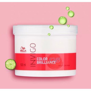 Wella Color Brilliance Invigo ทรีทเมนท์ มาส์ก สำหรับผมทำสี 500มล.