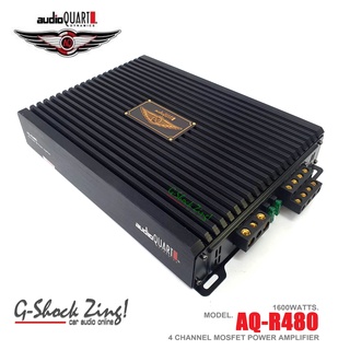 AUDIO QUART เพาวเวอร์แอมป์ 4CH ขับเสียงกลางแหลม/ขับซับเบส Class-AB กำลังขับ 1600W