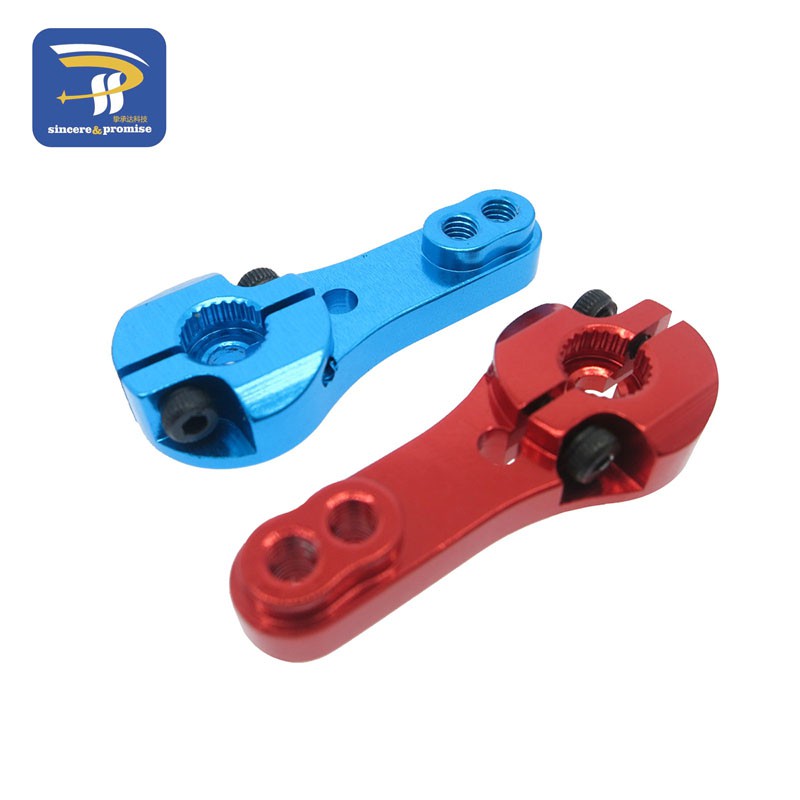 อลูมิเนียม 25T Servo Arm Horn สําหรับ Futuba HD Servo MG995 MG90 สีสุ่ม