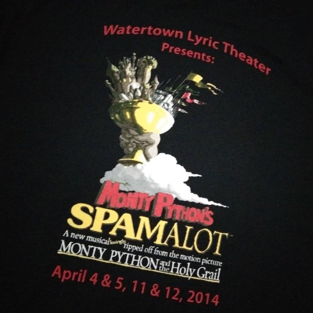 เสื้อยืด Monty Python Spamalot ภาพยนตร์ตลก