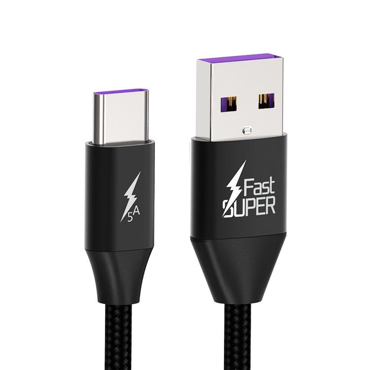 สายชาร์จสายชาร์จ Usb 3 . 0 Type - C 5 A Fast Charging