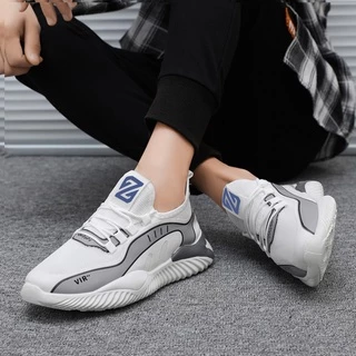 Sukky รองเท้าผ้าใบ 👟 รองเท้าผ้าใบลายสปอร์ตสุดเท่ห์🔥 เพิ่มดีเทลสลับสีเพื่อความปัง🎊 🪐เท่ทุกย่างก้าว นุ่มเบา สบายเท้า☄️