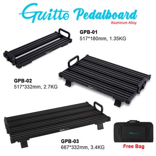 Guitto Pedalboard GPB-01, GPB-02, GPB-03 พร้อมกระเป๋า