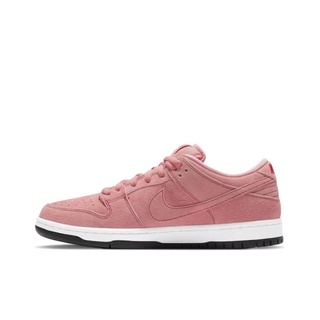 【พร้อมส่ง ของแท้ 100%】Nike SB Dunk Low Pro PRM “Pink Pig"ผ้าใบ รองเท้าวิ่ง