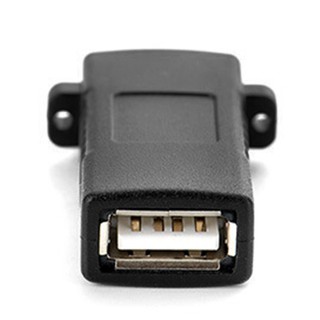 Zzone1 ชิ้น Standard USB 2.0 3.0 Female to Female Socket Panel Mount อะแดปเตอร์