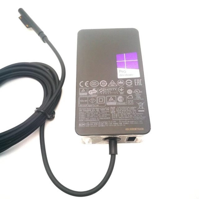 ลดราคา 15V 4A 65W สำหรับ Microsoft Surface PRO3 pro4 Pro 5 Pro 6 Pro7 Power Adapter 1706 Charger FAST CHARGE 5V 1A #ค้นหาเพิ่มเติม Anycast Capture Card USB ตัวแปลงสัญญาณ Wifiเครื่องขยายเสียงไร้สาย