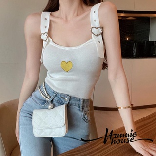 Hannie-Women´s Heart Print Summer Mini Knitted Camisole