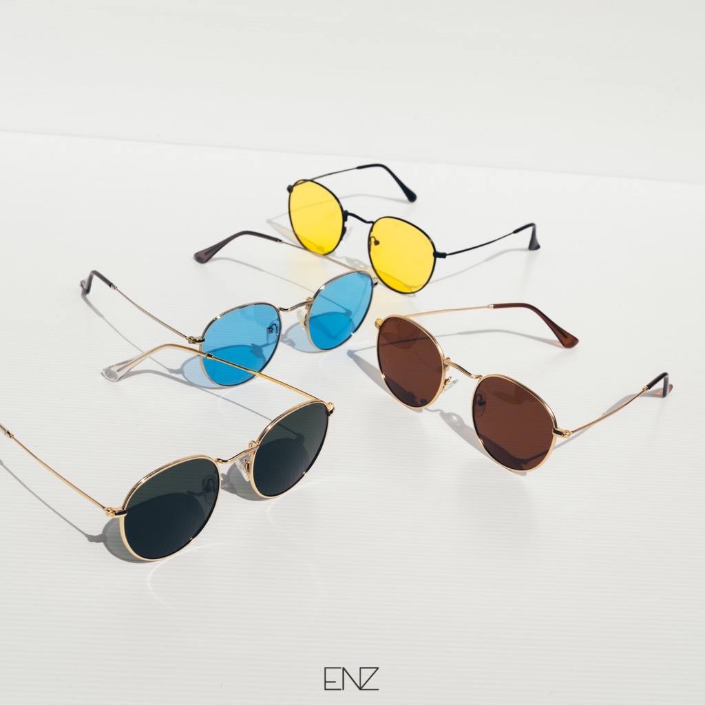 ENVISZO ES4994 Composer แว่นกันแดด UV100% Polarized ทรงสุดฮิตClassic Round แถมกล่องพร้อมผ้า