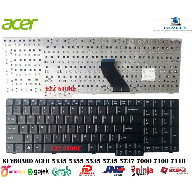 คีย์บอร์ด ACER 5335 5335Z 5735 5735Z 5737 5737Z 5737G 9300 9400 9410 9420 9J.N8782.A3D NSK-AFF1D ใหม