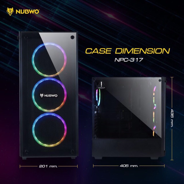 Case Numwo MAIDEN NPC- 317 ประกัน 1ปี  NEO 3 FUN