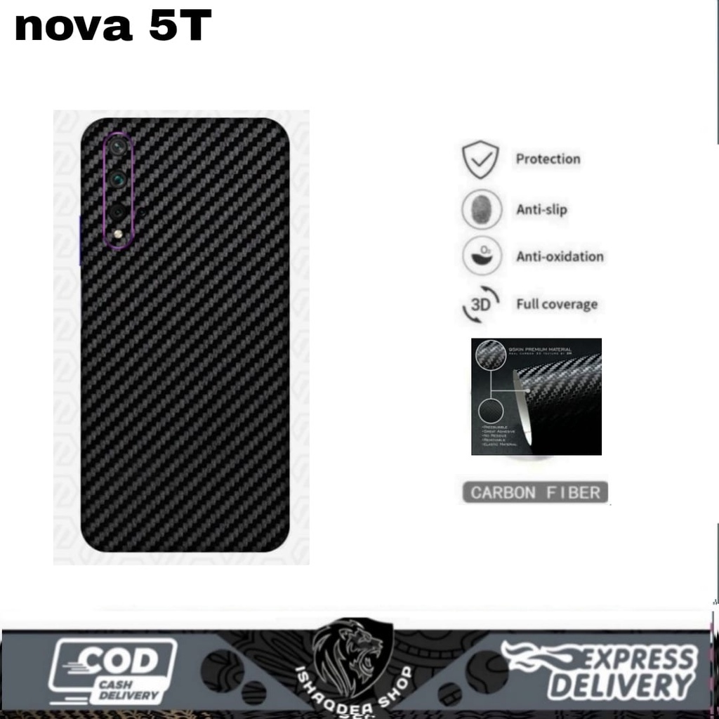 GARSKIN คาร์บอนสีดํา HUAWEI NOVA Y61 Y91 Y71 10 Y70 115 PRO 10 PRO 11 ULTRA P60 PRO P50E P60 P60ART 
