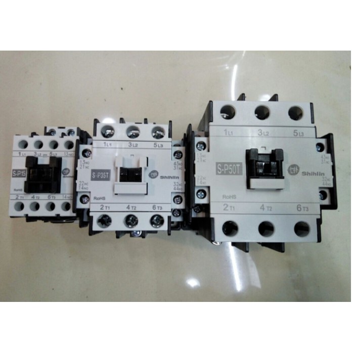 Mini Contactor / Mini Contactor Type S-P30T 15 kW 3P 50A 220V Shihlin