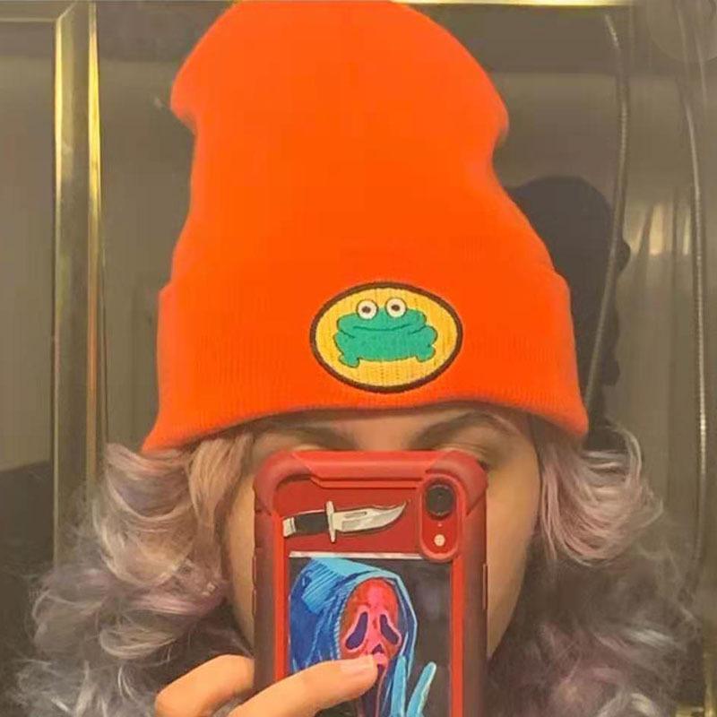 Parappa the rapper parappa the rapper อะนิเมะการ์ตูนการ์ตูน beanie เด็กชายและเด็กหญิง street แฟชั่น hip hop หมวกหมวกจุด Unisex