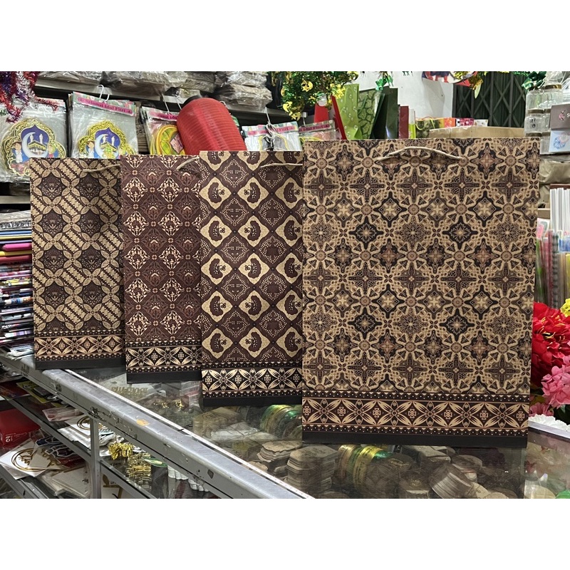 Kiky Batik Kraft Jumbo Paper Bag
