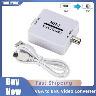 Mini HD VGA to BNC Video Converter กล่องคอมโพสิต VGA เป็น BNC Converter Adapter กล่องสวิตช์ดิจิตอลสำหรับ HDTV Monitor