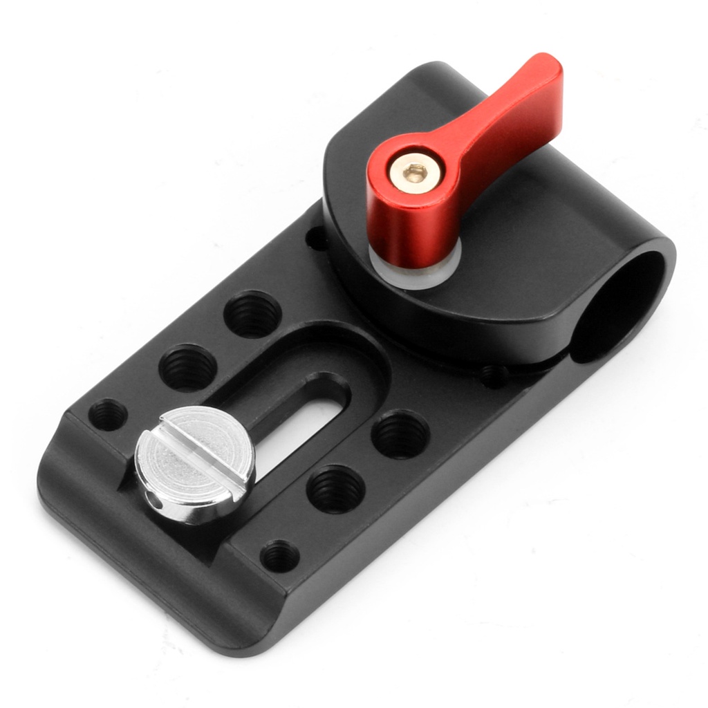 XT-XINTE Universal มีรูพรุนผู้ถือ Clamp Mount สําหรับ 15 มม.หลอดสนับสนุนติดตาม Focus Rig DSLR 5D2 GH