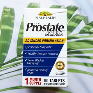 อาหารเสริม สำหรับผู้ชาย ต่อมลูกหมาก The Prostate Formula with Saw Palmetto, Advanced Formulation 90 Tablets (Real Health®)