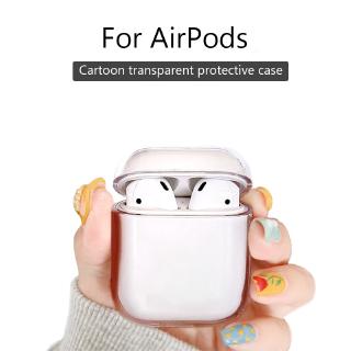 เคสแบบใสแบบใสสำหรับ Airpods 2 1 Cover