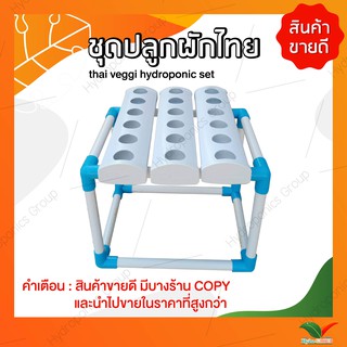 ชุดทดลองปลูกผักไฮโดรโปนิกส์ แบบน้ำนิ่ง 18 หลุม by hydroponicgroup