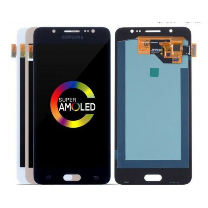 Samsung SM J5 2016 J510 OLED จอแสดงผล LCD หน้าจอสัมผัส Digitizer
