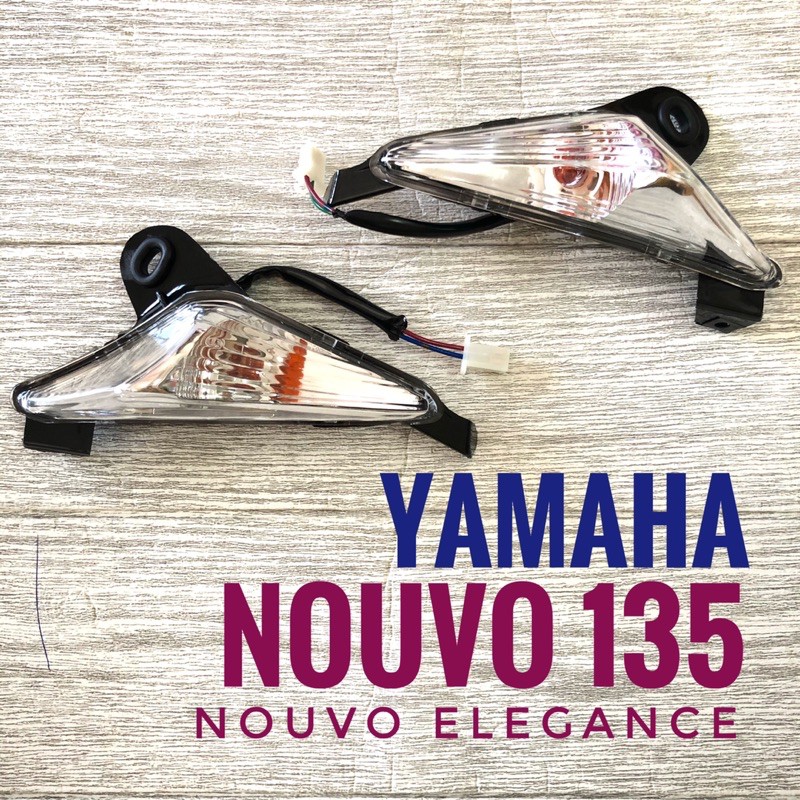 ชุดไฟเลี้ยว YAMAHA NOUVO 135 ( NOUVO ELEGANCE ) , ยามาฮ่า 135 ( นูโว อิลิแกน ) ไฟเลี้ยว หน้า หลัง ( 