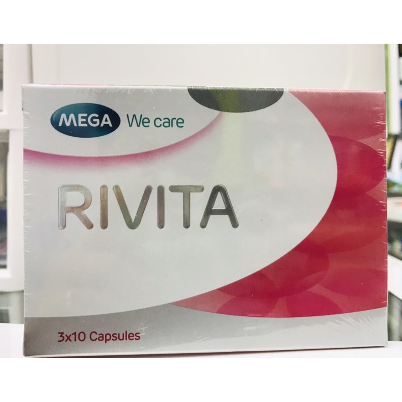วิตามินผิวขาวใส Rivita 30 แคปซูล