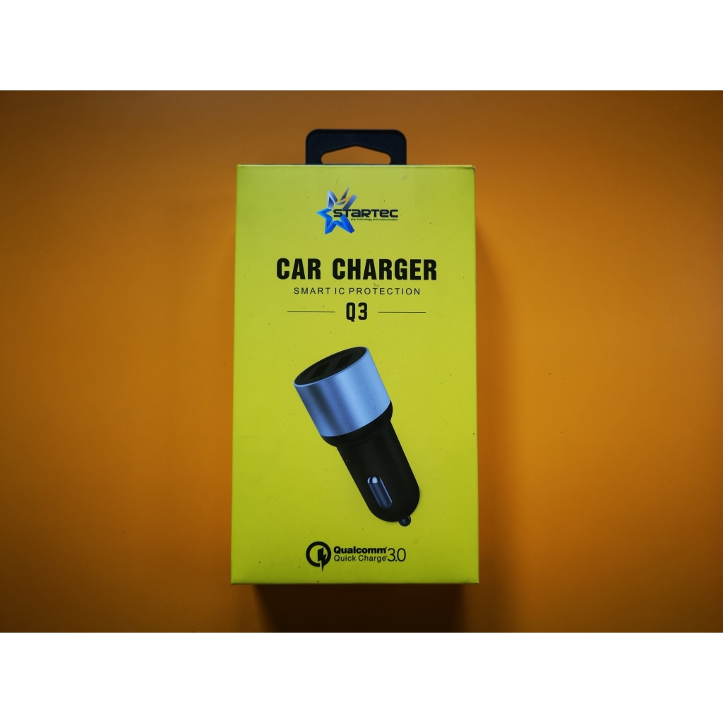 Car Charger Startec Smart IC Protection รุ่น Q3 ประกัน 1 ปี
