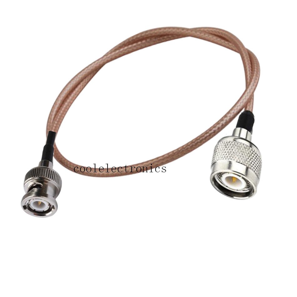 bnc male to tnc male ปลั๊กเชื่อมต่อ rg 316 สายเคเบิ้ล rf coaxial ยาว 10 15 20 50 100 เซนติเมตร